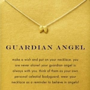 ★NWOT Guardian Angel Dainty Pendant Necklace